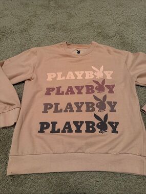 PLAYBOY Stacked Logo Sweatshirt 🧡